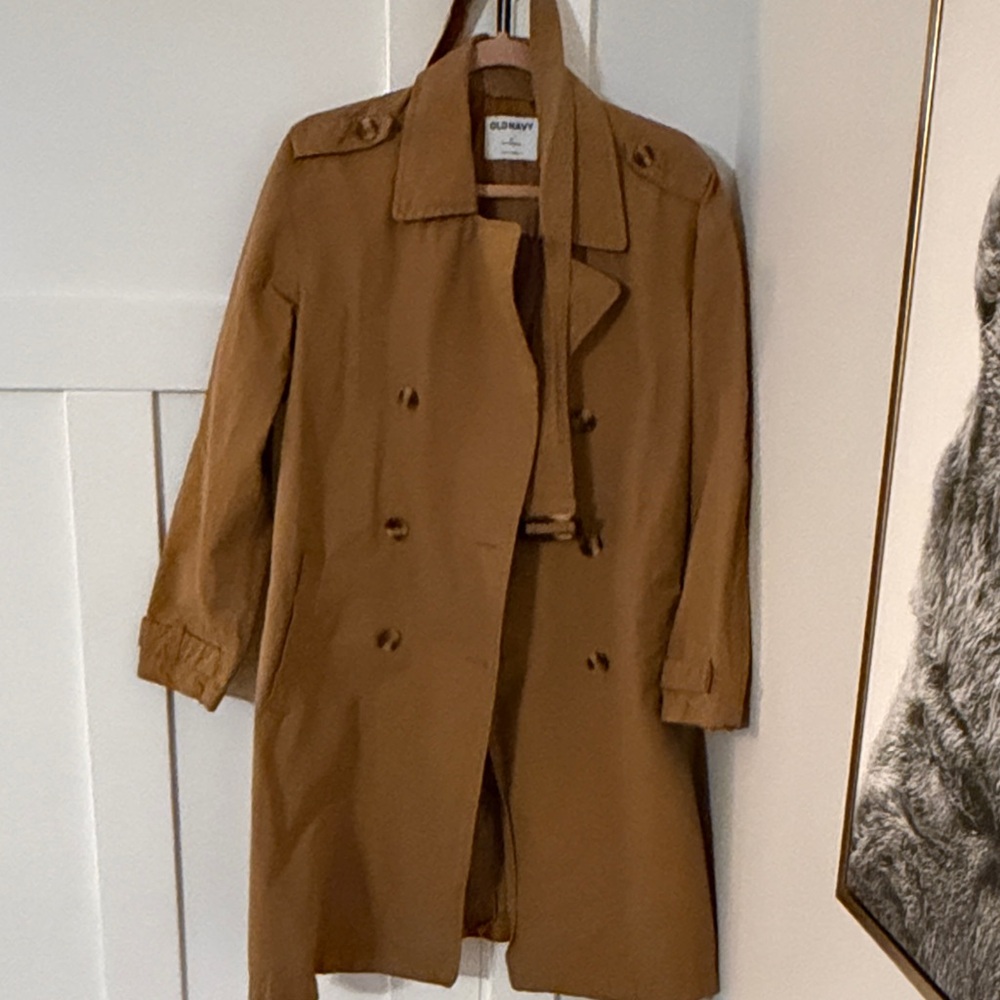 Old Navy Brown Trench Coat